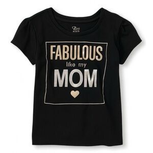 Fabulous Like My Mom Black T-Shirt